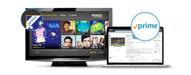 Look for the Prime logo