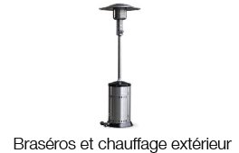 Braseros et chauffage extérieur