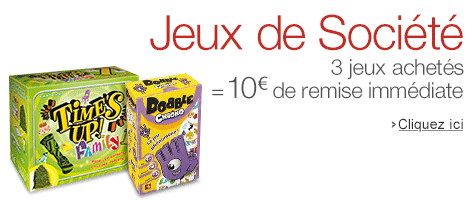 Asmodée: 10€ de remise immédiate dès 3 jeux achetés