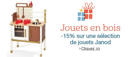 Offre Jeux en bois Janod : 15% de remise immédiate