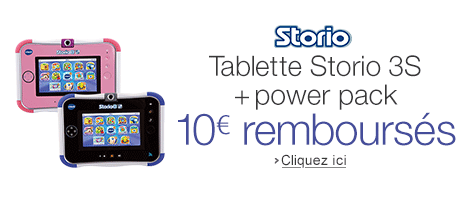 10€ remboursés pour l'achat d'une Storio 3S avec Power Pack inclus