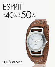 Montres Esprit de -40% à -50%