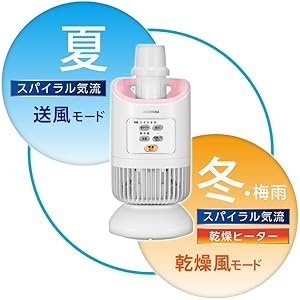 Amazon Co Jp アイリスオーヤマ 衣類乾燥機 カラリエ ピンク Ik C300 P ホーム キッチン