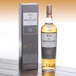 Amazon Co Jp シングルモルトウイスキー ザ マッカランファインオーク10年 ウイスキー イギリス 700ml 食品 飲料 お酒