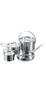 キャプテンスタッグ バーベキュー BBQ用 鍋 セット ラグナステンレスクッカー Lセット