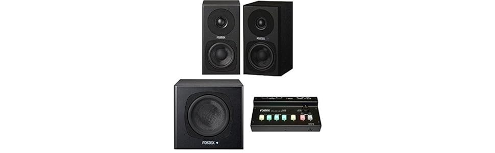 Amazon Fostex Pm0 3 W ホワイト ワンタッチon Off サブウーハーセット モニタースピーカー 楽器 音響機器