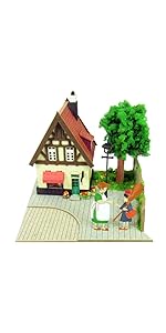 Amazon Co Jp さんけい スタジオジブリmini 魔女の宅急便 オソノさんとキキ ノンスケール ペーパークラフト Mp07 07 ホビー 通販