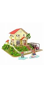 Amazon さんけい みにちゅあーとキット スタジオジブリシリーズ 思い出のマーニー 大岩家 1 150スケール ペーパークラフト Mk07 18 ペーパーアート 通販