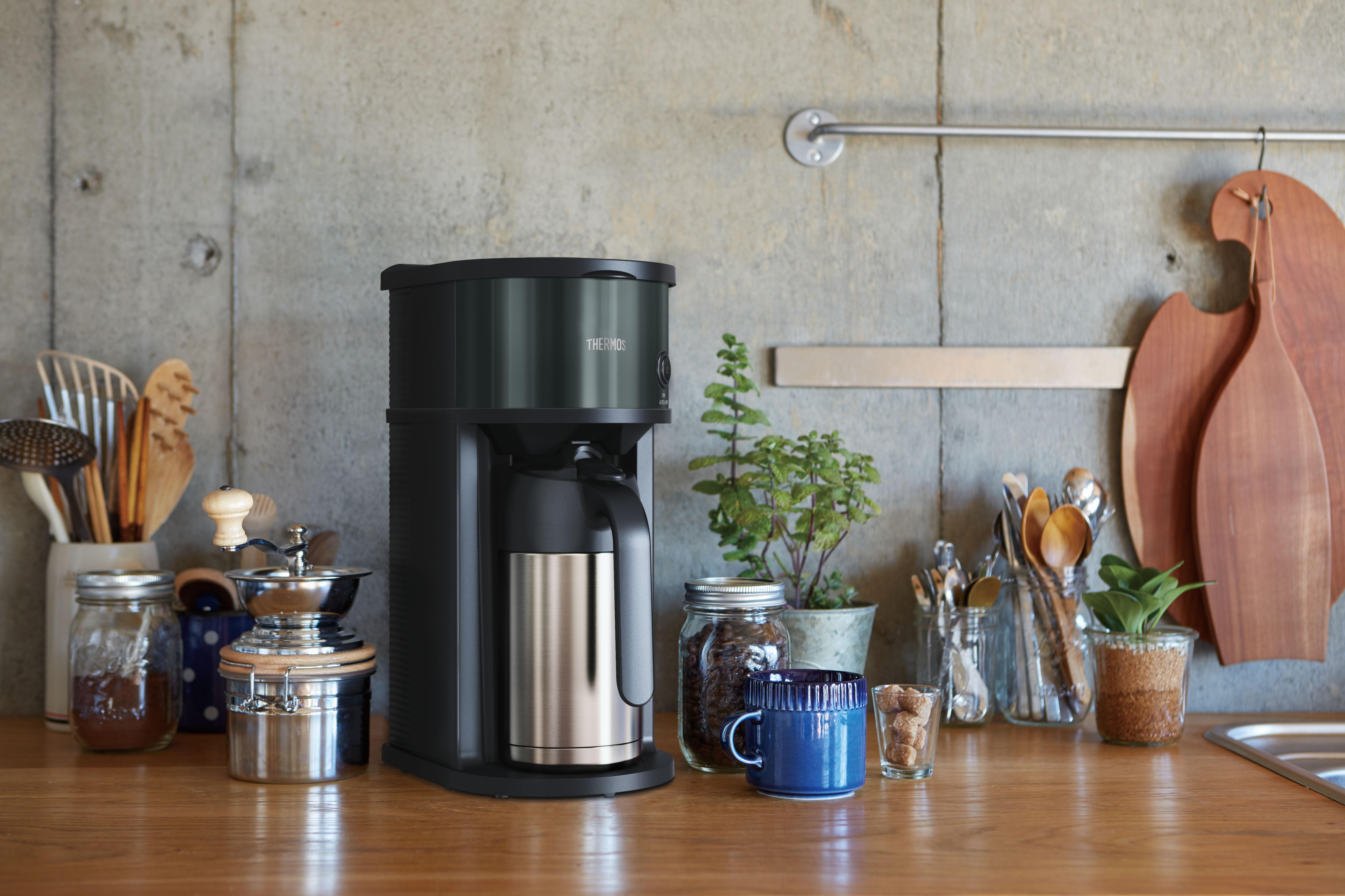 Amazon サーモス 真空断熱ポットコーヒーメーカー 0.7L ブラック ECF701 BK サーモス(THERMOS