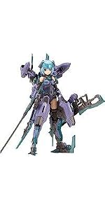 フレームアームズ ガール フレズヴェルク 製作02 武装状態組立て パチ組み完成 こーのーどちゃかてきんl 立体版
