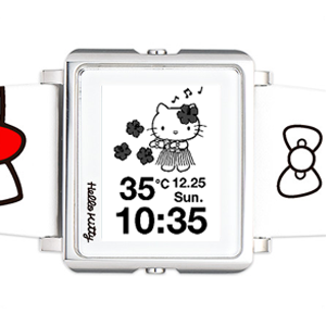 Amazon エプソン 腕時計 スマートキャンバス Hello Kitty W1 Hk ハローキティ シンプルホワイト レザー ボーイズ腕時計 腕時計 通販