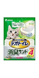 ユニチャーム 1週間消臭・抗菌デオトイレ 取替え専用 消臭サンド