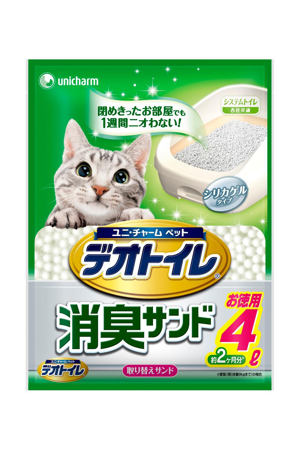 ユニチャーム 1週間消臭・抗菌デオトイレ 取替え専用 消臭サンド