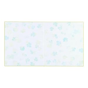 Amazon ミドリ 色紙 カラー色紙 二つ折り クローバー柄 色紙 文房具 オフィス用品