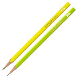 Amazon 三菱鉛筆 かきかた鉛筆 三角軸 2b 黄緑 1ダース Kb 文房具 オフィス用品 文房具 オフィス用品