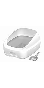 デオトイレ 【Amazon.co.jp限定】1週間消臭・抗菌 本体セットハーフカバー ピュアホワイト