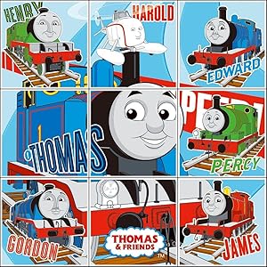 Amazon 9コマ きかんしゃトーマス キューブパズル 立体パズル おもちゃ