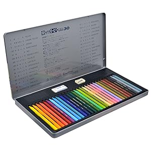 サクラクレパス 色鉛筆 クーピー 30色 カラーオンカラー Fy30nu 色鉛筆 文房具 オフィス用品 Amazon
