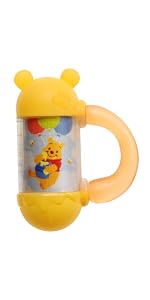 Amazon ディズニー Dear Little Hands おしゃぶりラトル くまのプーさん がらがら ラトル おもちゃ
