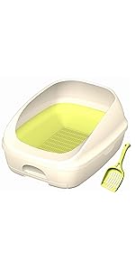 デオトイレ 1週間消臭・抗菌デオトイレ 本体セットハーフカバー ナチュラルグリーン