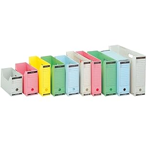 Amazon コクヨ ファイルボックス 色厚板紙 フタ付 B4 グレー B4 Lfbn M ボックスファイル 文房具 オフィス用品