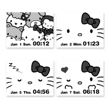 Amazon エプソン 腕時計 スマートキャンバス Hello Kitty W1 Hk ハローキティ シンプルホワイト レザー ボーイズ腕時計 腕時計 通販