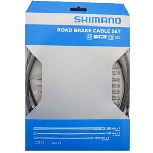 Amazon シマノ Shimano ロード用sus ブレーキケーブルセット ブラック Y シマノ Shimano スポーツ アウトドア
