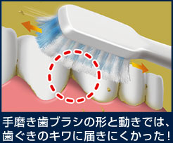 ブラウン オーラルB すみずみクリーン (D12013N)