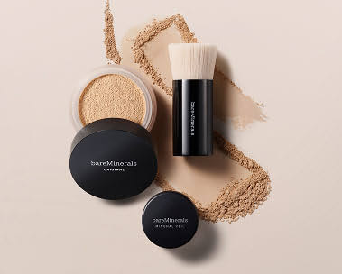 Clean beauty has just arrived. bareMinerals. New on Amazon.