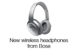New wireless headphones from Bose