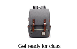 Get ready for class with Back to University
