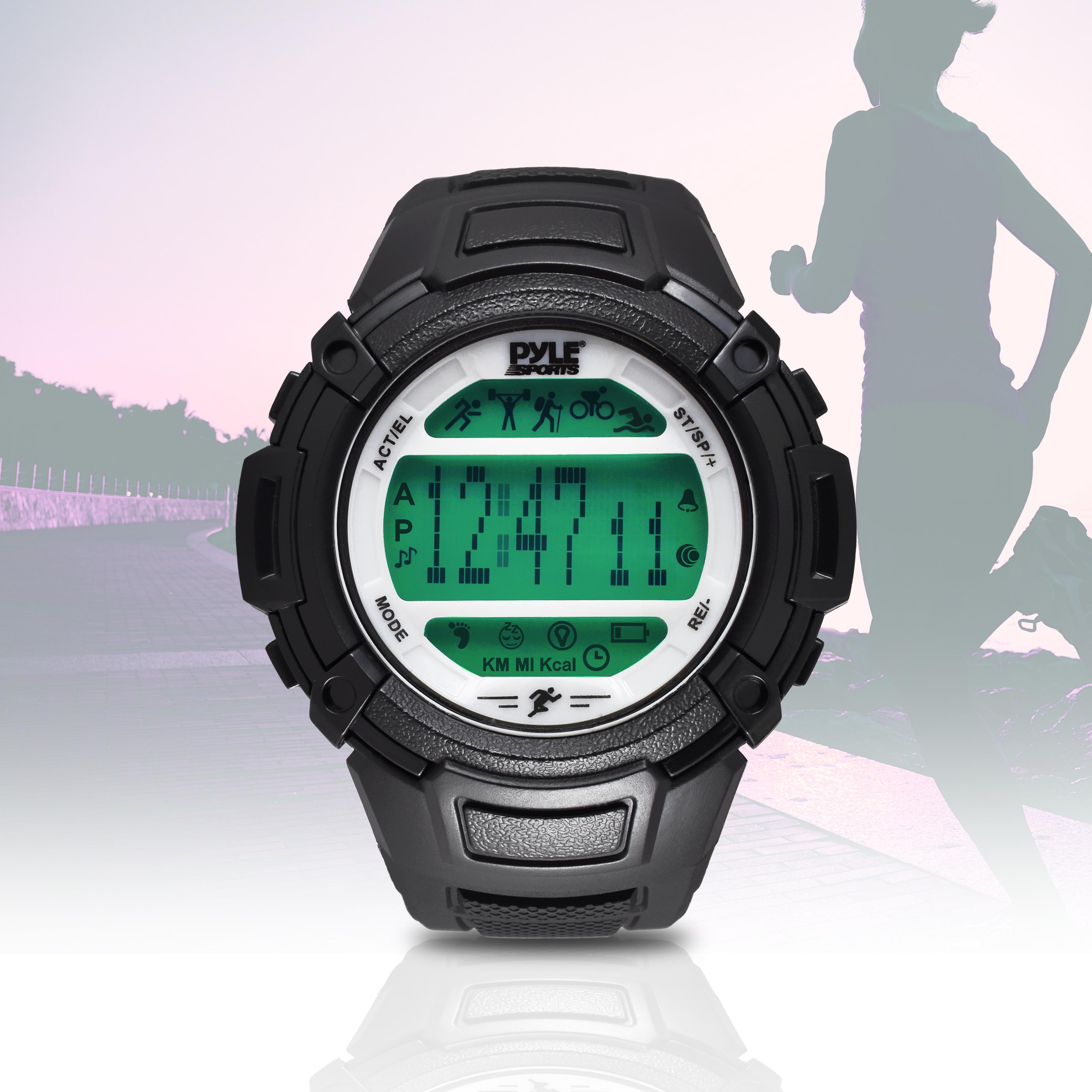 PylePro PAST44SL MultiFunction Sleep Monitor/Pedometer Step Counter/Led Backlight Sports Wrist