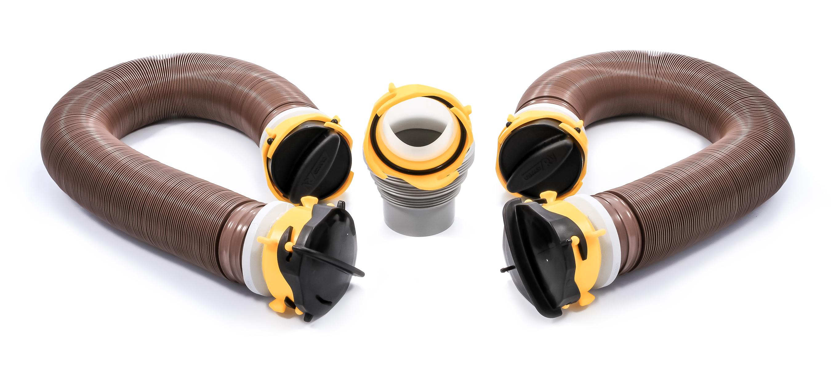 Camco 20ft Revolution Swivel RV Sewer Hose Kit, Includes Swivel