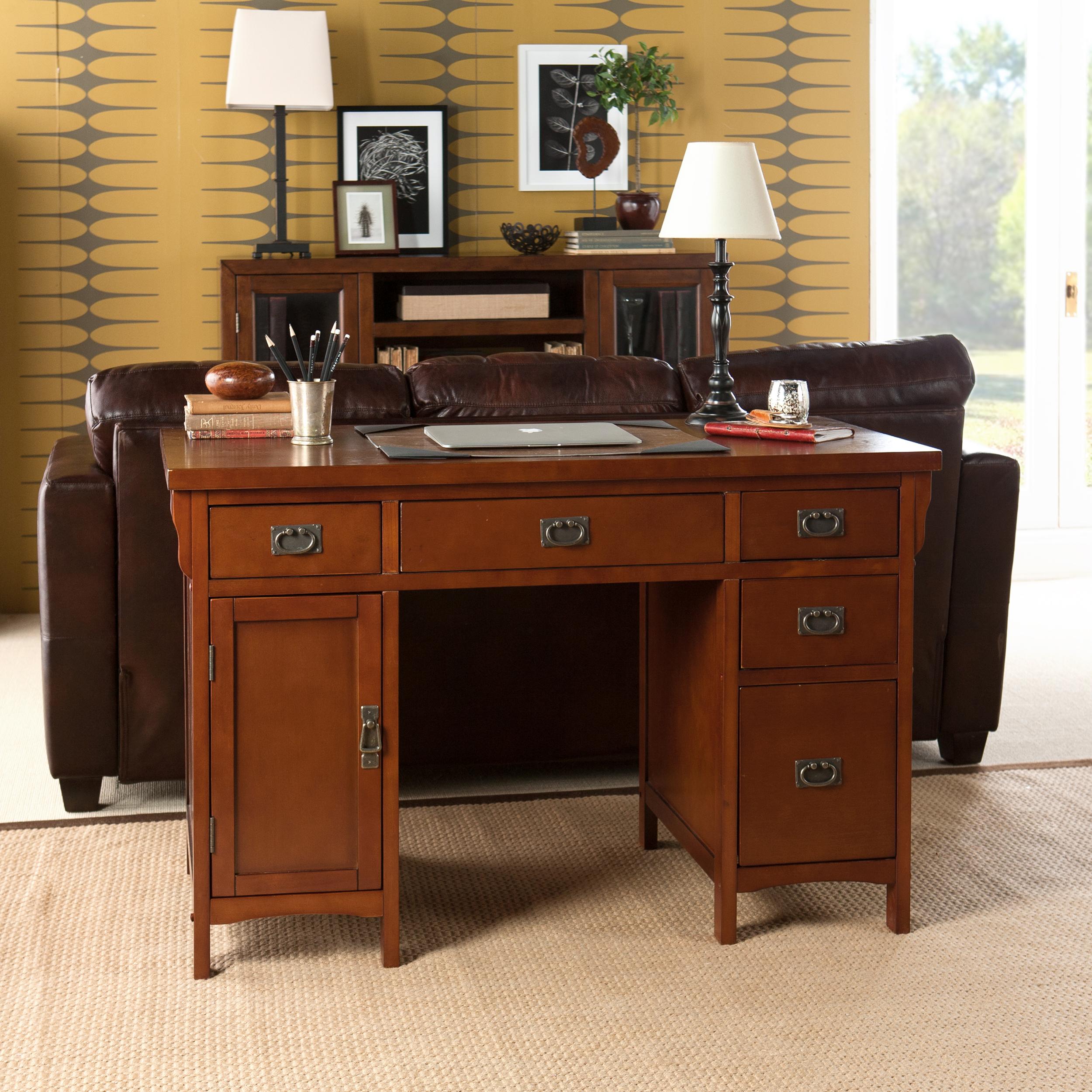 Southern Enterprises Mission BrownMahogany Computer Desk Amazon.ca