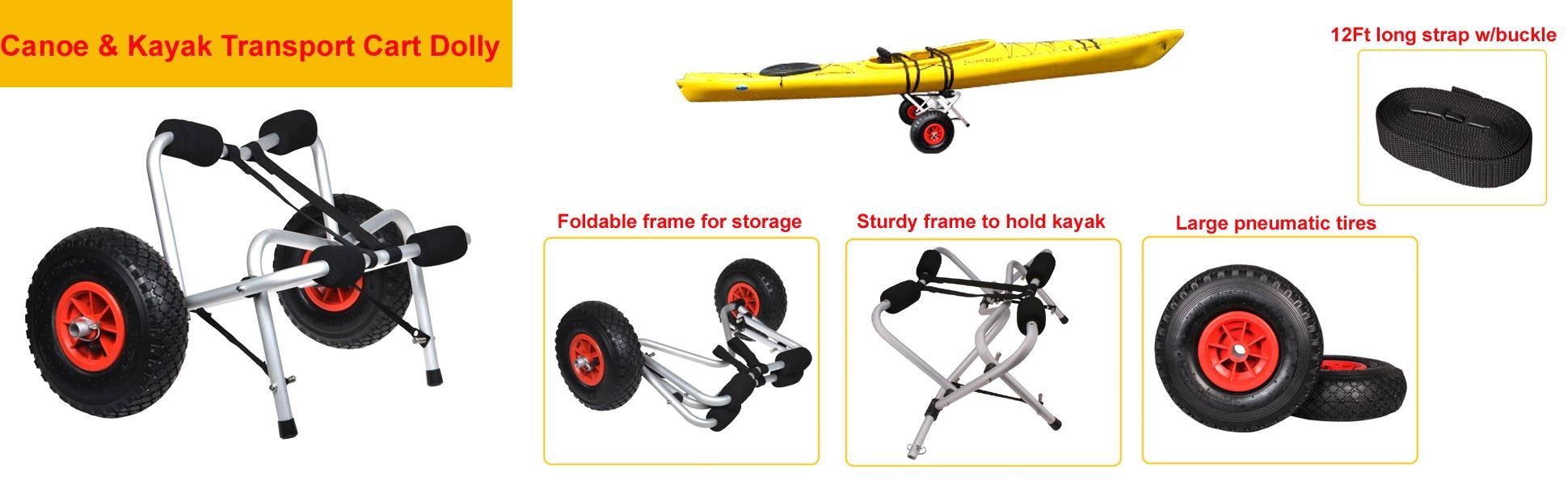 TMS CART-CANOE/KAYAK-KY001 New Jon Boat Kayak Canoe 