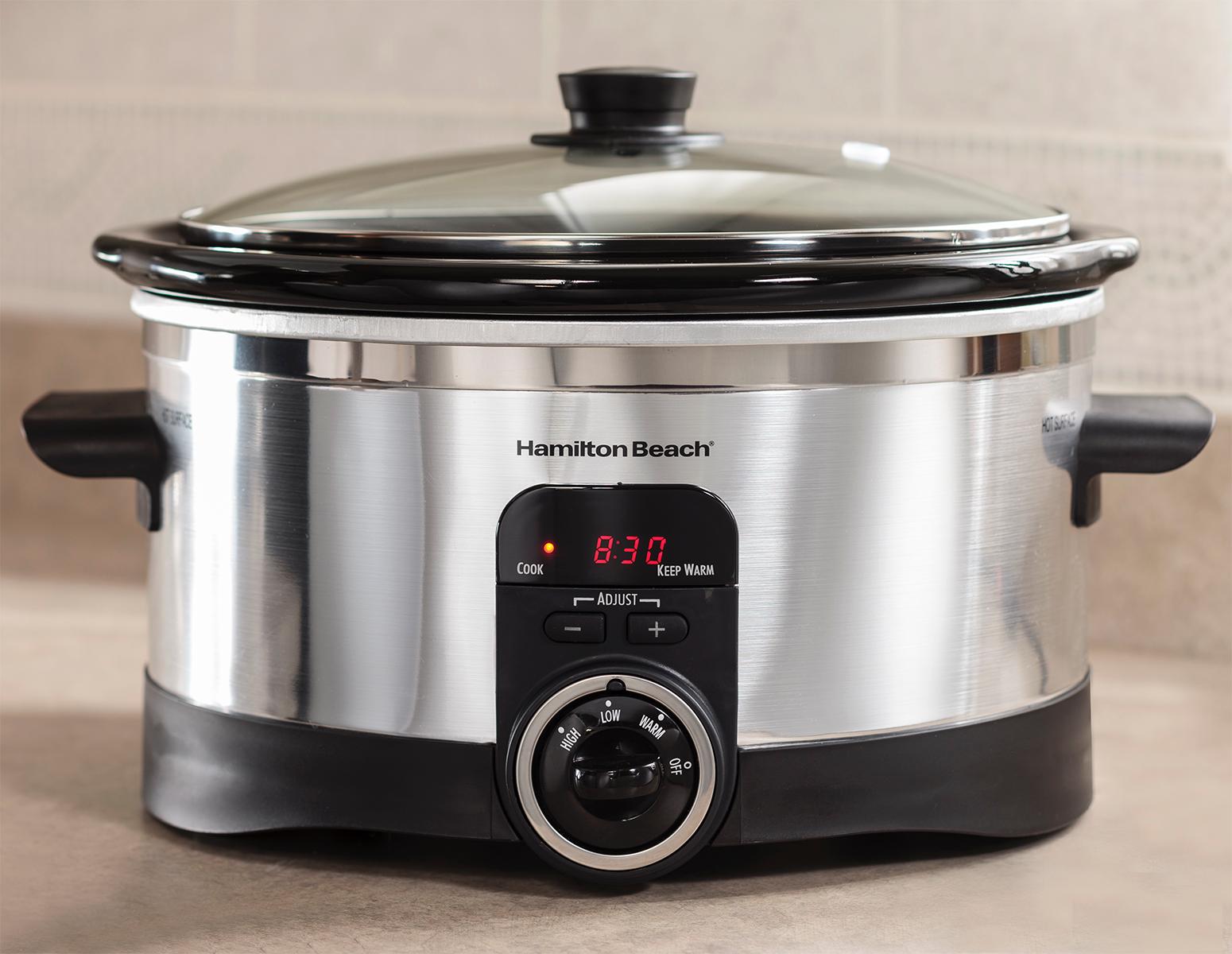 Hamilton Beach 33565C 6Quart Slow Cooker, Stainless Steel Amazon.ca