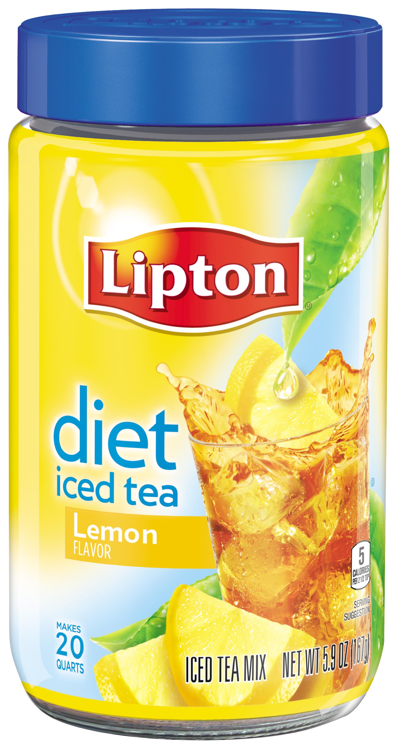 Lipton Iced Tea Mix, Diet Lemon, 20 Quart Amazon.ca Grocery