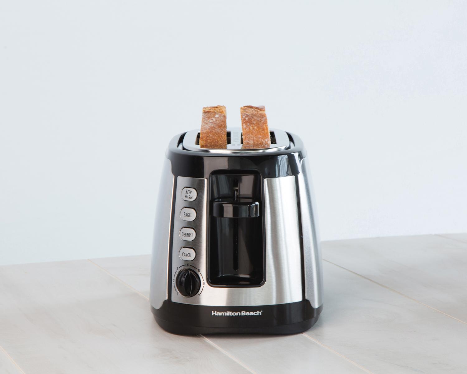 Hamilton Beach 24810C 4 Slice Long Slot Toaster with Stainless Steel