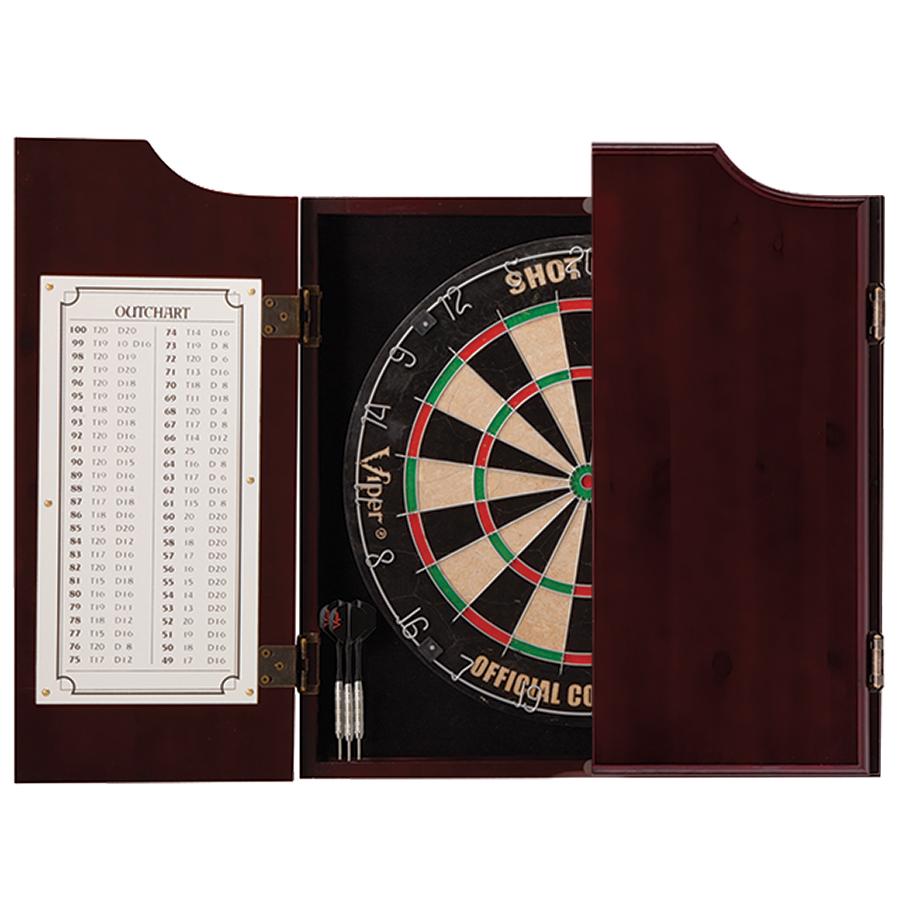 Viper Hudson Sisal/Bristle Steel Tip Dartboard & Bundle
