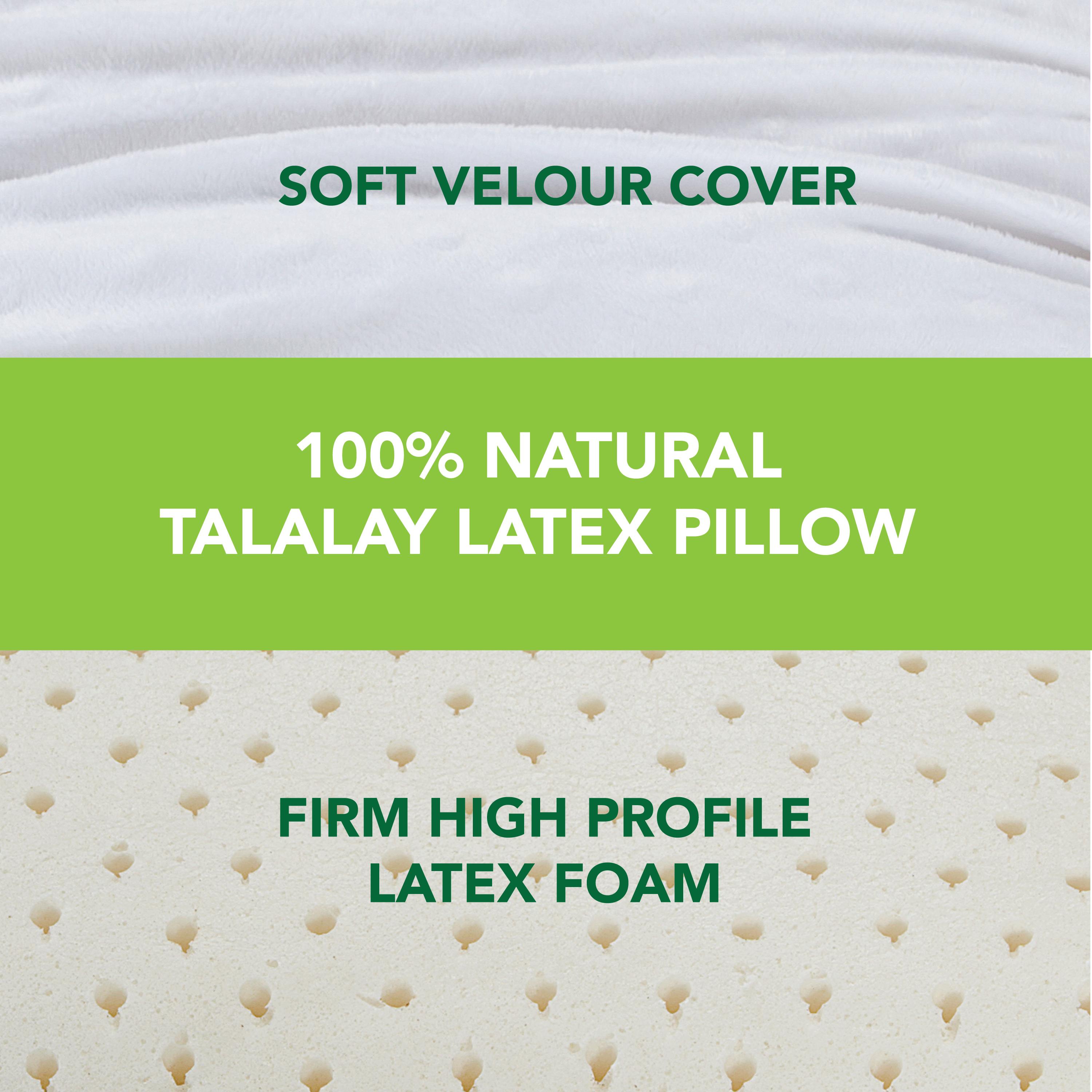 Classic Brands 100Percent Natural Talalay Latex Foam Pillow, Medium