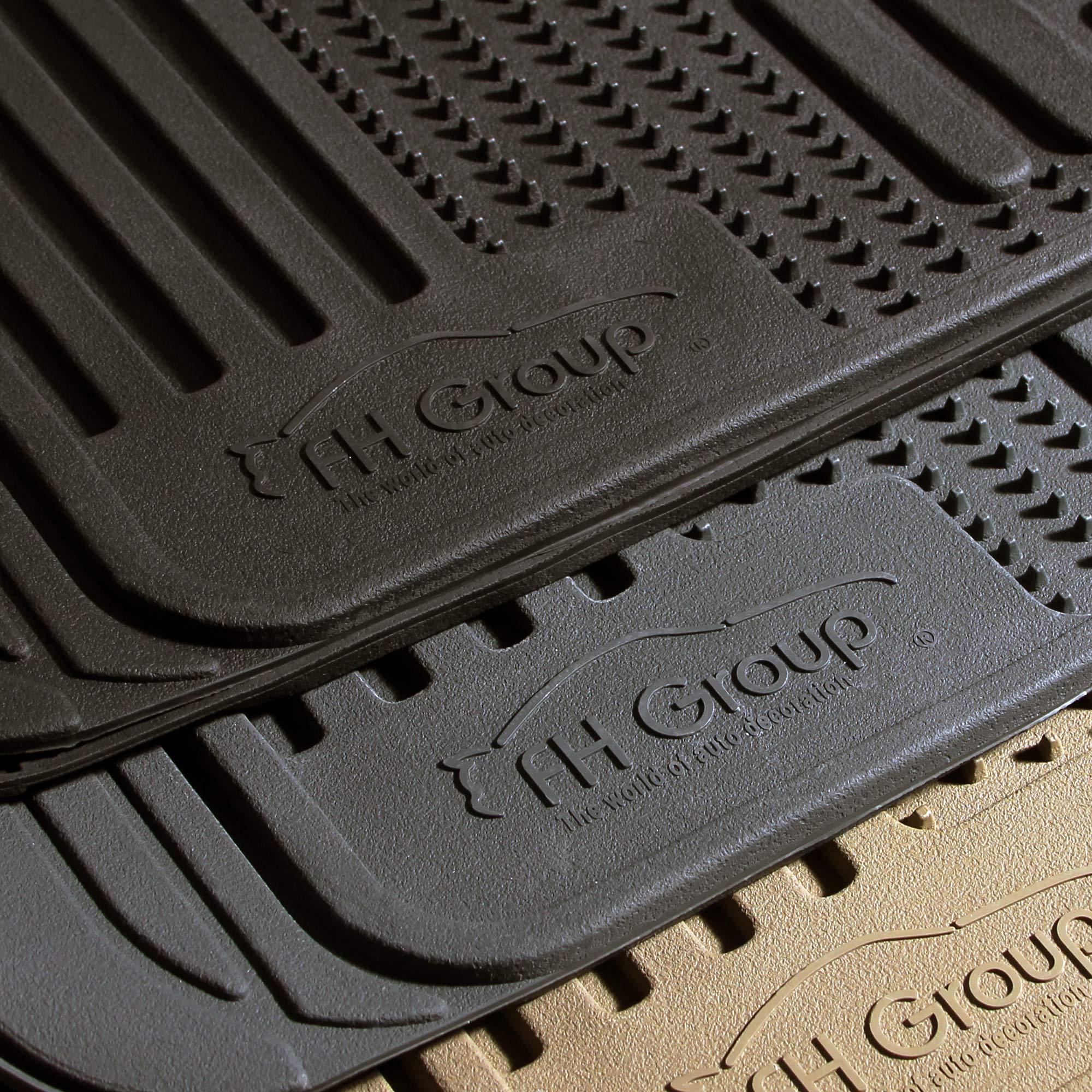 FH Group F11322BLACK Black All Weather Trimmable Floor Mat (Supreme