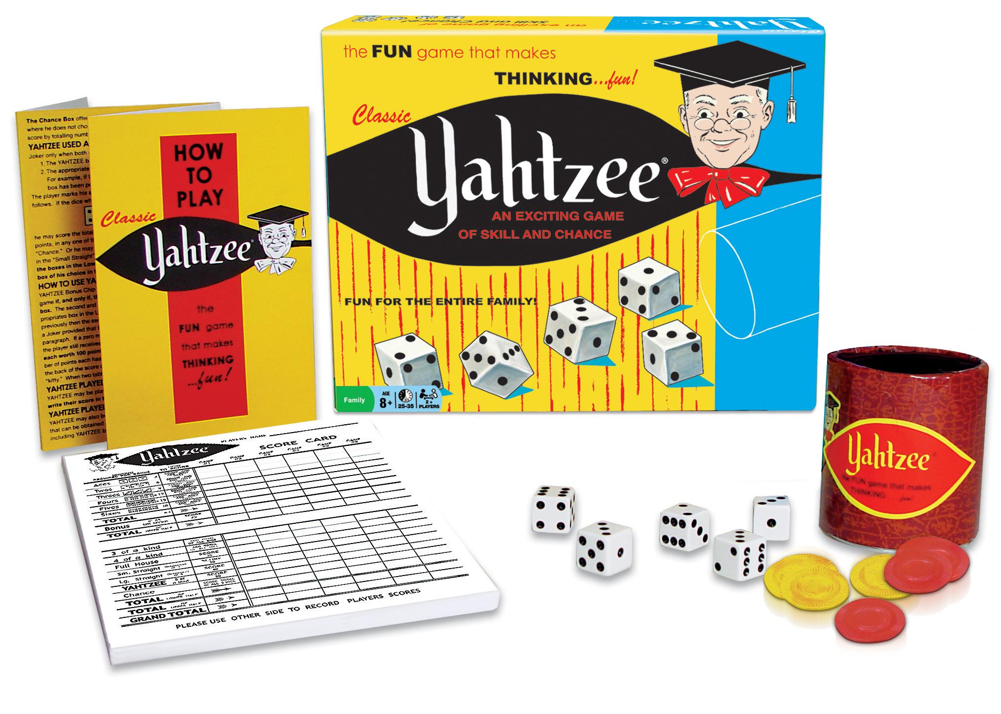 Classic Yahtzee Game Accessories Amazon Canada
