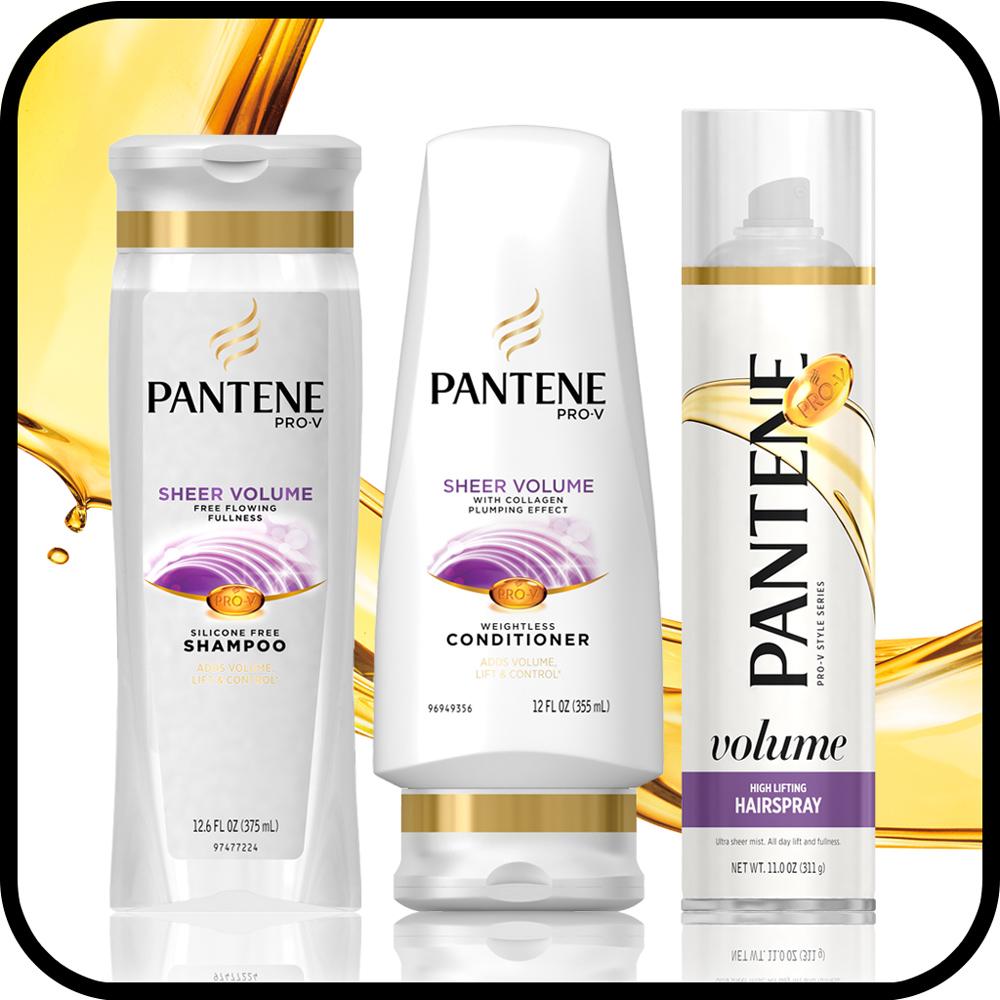 Pantene ProV Volume High Lift & Fullness Hairspray for Volume, Body
