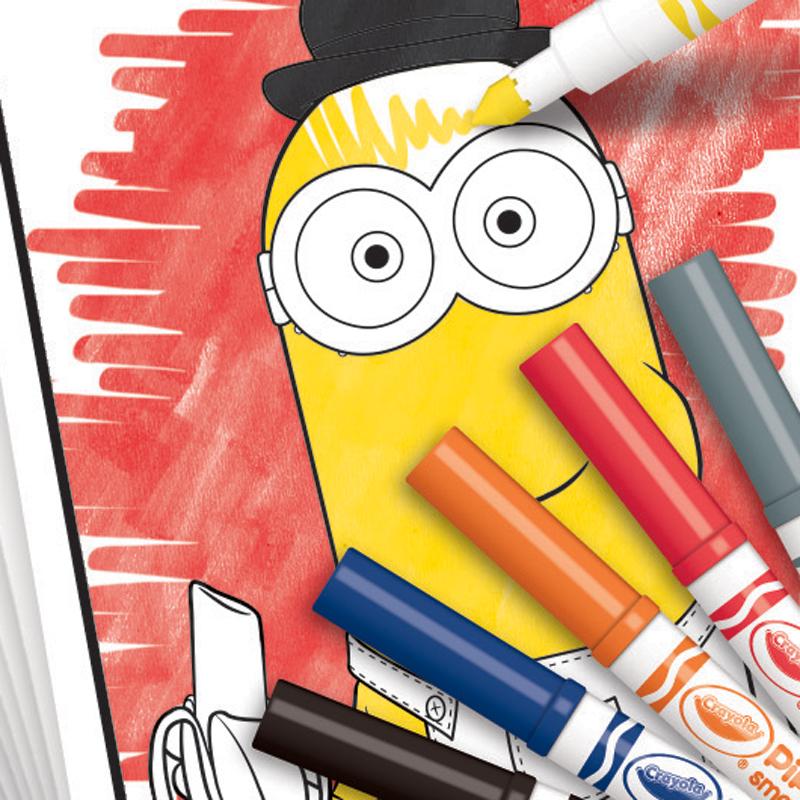 Crayola Mini Coloring Pages -Minions, Learning & Education - Amazon Canada