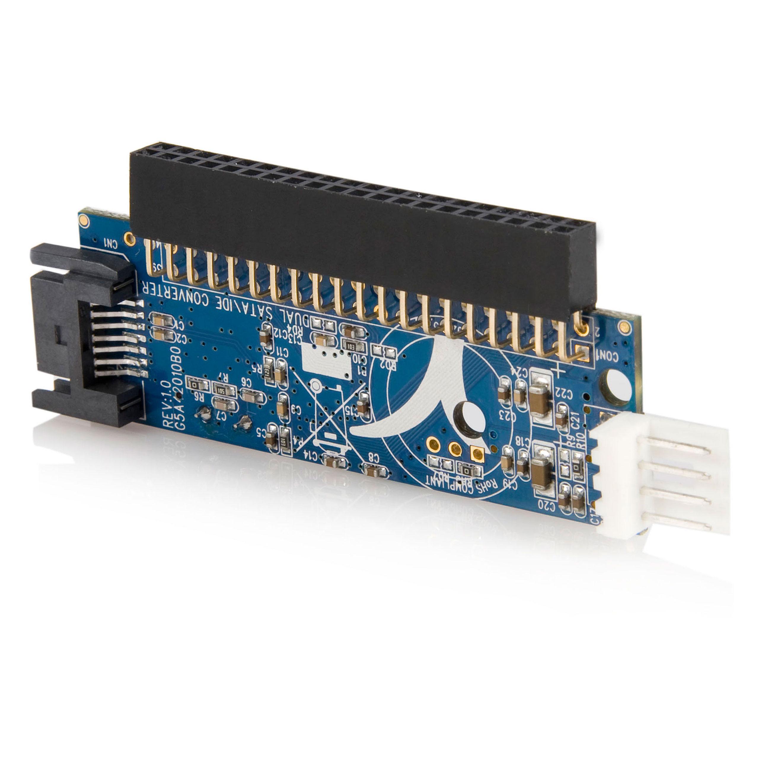 StarTech.com 40 Pin Female IDE to SATA Adapter Converter - Connect a ...