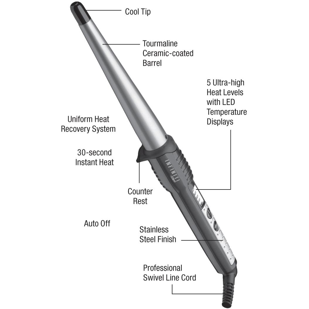 InfinitiPro by Conair CD117 YOU Curl Conical Curling Wand Amazon.ca