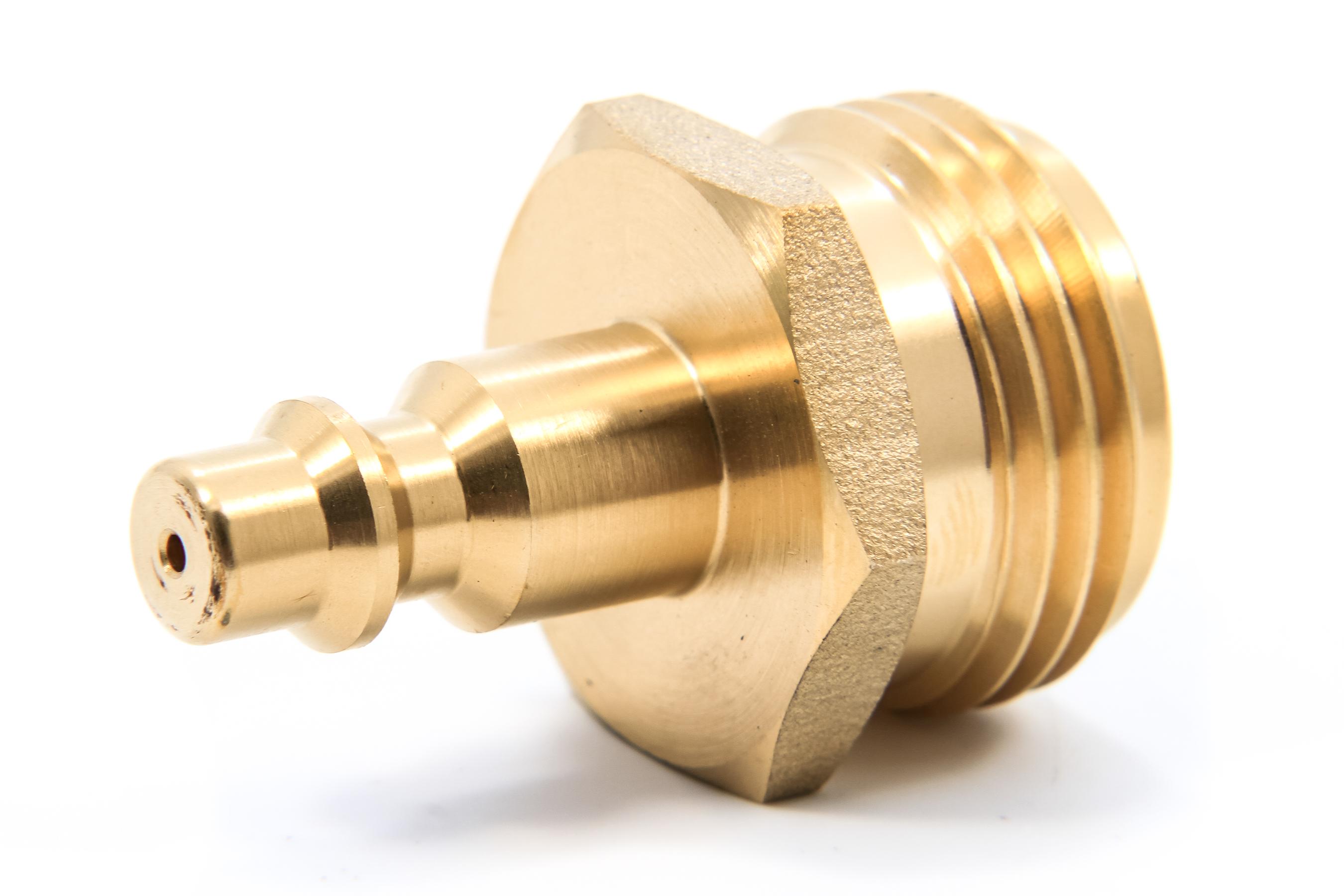 Camco 36143 RV Blow Out Plug with Brass Quick Connect, Freshwater