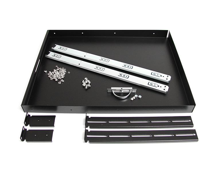 1U Sliding Server Rack Mount Keyboard Shelf Tray 55lbs