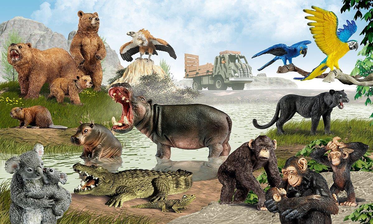 schleich black panther cub