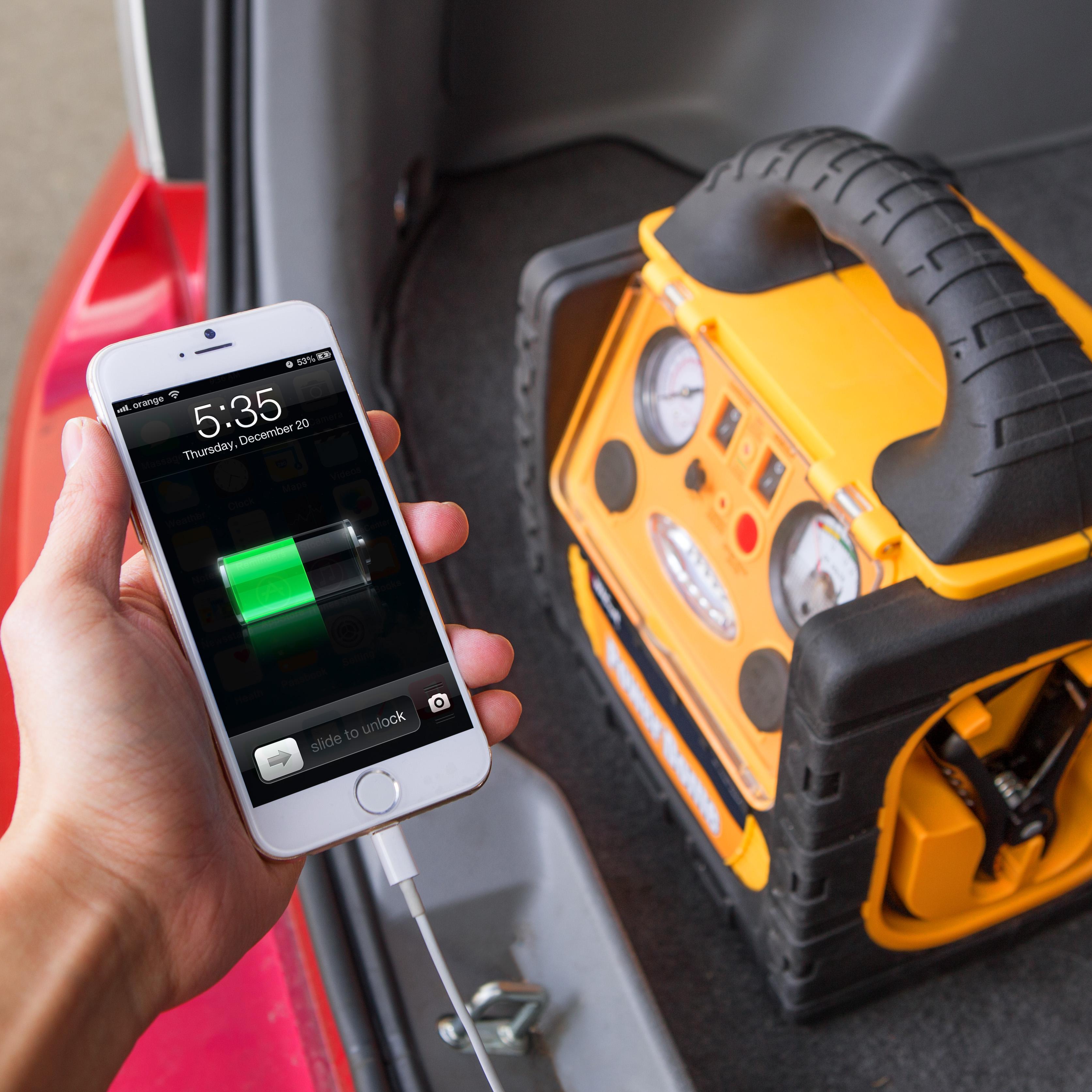 Wagan Power Dome EX 400Watt Jump Starter with BuiltIn Air Compressor